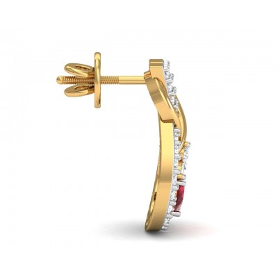 Lara Ruby Diamond Earrings